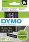 DYMO D1 - Labeltape - 12 mm x 7 m - Wit op Zwart