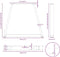 vidaXL - Eettafelpoten - 2 - st - V-vormig - 28x(42-43,3) - cm - staal - antraciet
