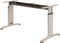 Hoogte verstelbaar bureau T- Poot Work breed 80CM diep 60CM bladkleur Speciale Kleur framekleur Zwart (RAL9005)