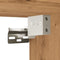 vidaXL - Wandkast - 60x31x70 - cm - bewerkt - hout - artisanaal - eikenkleur