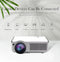 Belesy® Beamer Projector M24 Wit – 4K – 50 tot 180 inch – Full HD Projector 4K Support – LCD + LED – 4.800 Lumen – Beamers - 10.000:1 Contrast – Connect met Internet, Wifi - Cadeau - WK 2022 - Moederdag