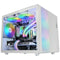 Mars Gaming MC400W - ATX Semi-toren doos - MicroATX - Gehard glas - Wit Zwart