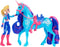 Unicorn Academy – Pop Isabel & Eenhoorn River - met 2 rijaccessoires en borstel - Speelfigurenset