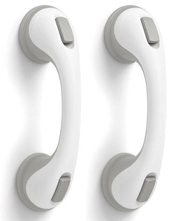 Luft Handgreep met Zuignap - Douchegreep - Sterke grip - Lichtgewicht (2 stuks)