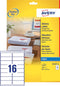 Etiket avery j8162-10 99.1x33.9mm wit 160stuks