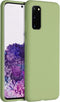Accezz Samsung Galaxy S20 - Liquid Silicone Backcover - Schokabsorberend - Groen