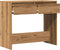 vidaXL - Wandtafel - 89x41x76,5 - cm - bewerkt - hout - artisanaal - eikenkleurig