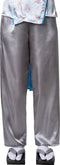 dressforfun Geisha Aiko XXL - verkleedkostuum - satijnen blouse broek buikriem - grijs/blauw