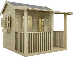 Houten speelhuis Saloon Prestige Garden