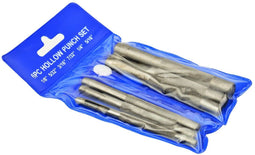 GEKO Lederen holpijp set - 6 punches 2.8-8 mm - Gereedschapsstaal - (6 stuks)