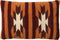 Dutch Decor NALU - Kussenhoes kelim 40x60 cm - Merlot - rood - met rits - zonder binnenkussen