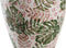Vaas DKD Home Decor Bruin Wit Groen Keramiek Tropisch 18 x 18 x 25 cm Blad van een plant