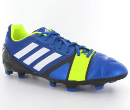 adidas nitrocharge 2.0 TRX FG - Voetbalschoenen - Heren - Maat 39 1/3 - Blauw/Fluor Geel/Zwart