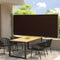 vidaXL - Tuinscherm - uittrekbaar - 117x300 - cm - bruin