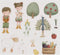 Little Dutch - Raamstickers - Boerderij thema - 50 stuks