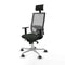 Bureaustoel met hoofdsteun Piqueras y Crespo 1D086G1 Zwart
