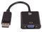 V7 DisplayPort - VGA m/f - 20cm - Zwart