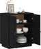 vidaXL - Dressoir - 65,5x40x75 - cm - massief - grenenhout - zwart