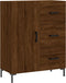 vidaXL - Dressoir - 69,5x34x90 - cm - bewerkt - hout - bruin - eikenkleur
