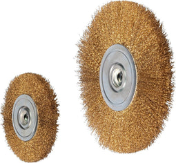 Huvema STB 250-45-50.8 - Staalborstel voor afbraammachine - Inclusief verloop ringen 12,16,20 en 30mm (1 stuk)