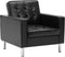 vidaXL Fauteuil kunstleer zwart