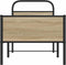 vidaXL - Bedframe - zonder - matras - bewerkt - hout - sonoma - eikenkleur - 80x200 - cm