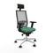 Bureaustoel met hoofdsteun Piqueras y Crespo 2D026G1 Smaragdgroen