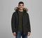 JACK & JONES JJSKY PARKA - Parka met capuchon en imitatiebont - Zwart - Maat XL