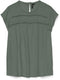 VERO MODA VMDEBBIE PLEAT S/L TOP GA NOOS - Dames Top - V-hals - Maat XS