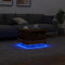 vidaXL - Salontafel - met - LED-verlichting - 50x50x40 - cm - oud - houtkleurig
