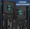 Podec Samsung Galaxy S23 Ultra - Back Cover - Anti-Shock Case met Kickstand Ring - Zwart