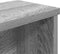 vidaXL - Keukenrek - stapelbaar - 60x15x16cm - bewerkt - hout - grijs - sonoma - eiken
