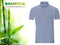 Bamboo Elements - Heren Piqué Polo - Korte Mouwen - Licht Blauw L