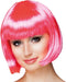 Boland - Pruik Bobline - Synthetisch haar - Hard roze