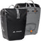 VAUDE Aqua Back - Fietstas - Waterdicht - Zwart (2 stuks)