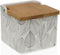 Zoutvaatje met deksel Versa Gardee Lakens 12,2 x 11,5 x 12,2 cm Keramisch