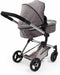 Bayer Design Neo Vario - Combi Poppenwagen - Verstelbare duwstang - Grijs