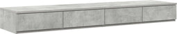 vidaXL - Ligbed - in - Betongrijs - - - 135x36.5x16.5 - cm, - Gemaakt - van - Engineered - Wood