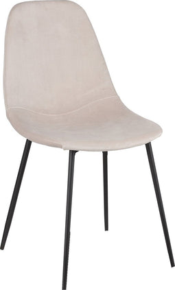 Mica Decorations Corby - Eetkamerstoel - Gerecycled polyester - Lichtgrijs