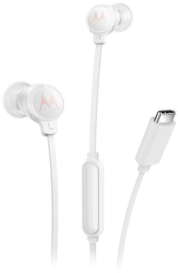 Motorola Earbuds 3C-S - In-ear oordopjes - Draad - Microfoon - Wit