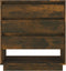 vidaXL - Dressoir - 70x41x75 - cm - bewerkt - hout - gerookt - eikenkleurig