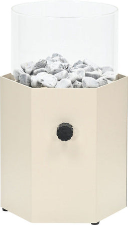 Garden Impressions Bilboa gaslantaarn hexagon - taupe