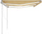 vidaXL - Luifel - automatisch - met - LED - en - windsensor - 6x3 - m - geel - en - wit