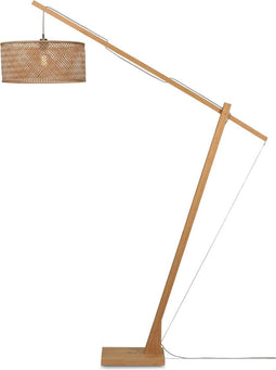 GOOD&MOJO Vloerlamp Java - Bamboe - 175x50x207cm - Modern - Staande lampen voor Woonkamer - Slaapkamer