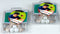 Angel Sports - Tafeltennisset 1 ster met netpost met 3 kunststof ballen
