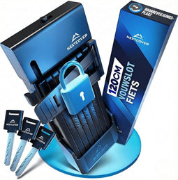 NEXTCOVER® FoldOne - Vouwslot fiets - Combinatiecode 120 cm - SteelSecure