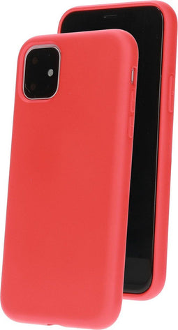 Mobiparts Apple iPhone 11 - Back Cover - Siliconen - Rood