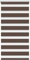 vidaXL - Duo - Rolgordijn - 40x100cm - Koffiebruin