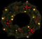 vidaXL - Kerstkransen - 2 - st - met - decoratie - 45 - cm - groen