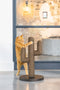 Designed By Lotte Cactus - Krabpaal - 3 paaltjes - Zwart - 35x35x60 cm